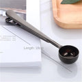 Cuchara medidora para café con clip sellador