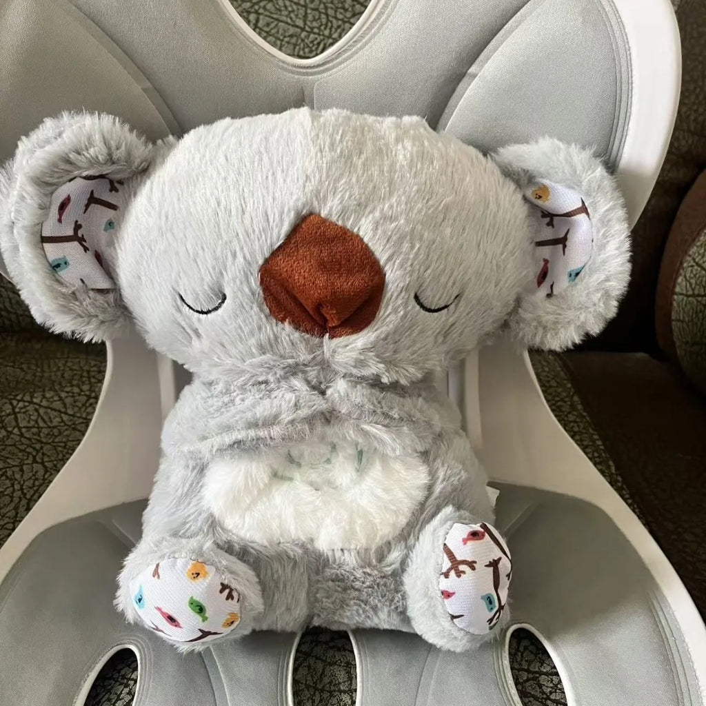 Peluche Koala de 28 cm con Luz, Música y Efecto de Respiración