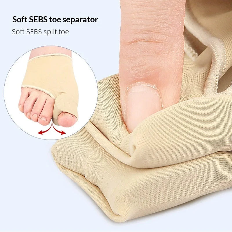 Separador de Dedos de Silicona para Juanetes y Corrector de Dedos