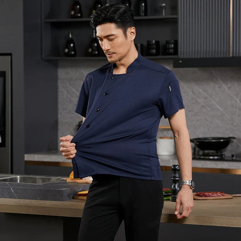 Chaqueta de Chef Transpirable 360° – Manga Corta Unisex