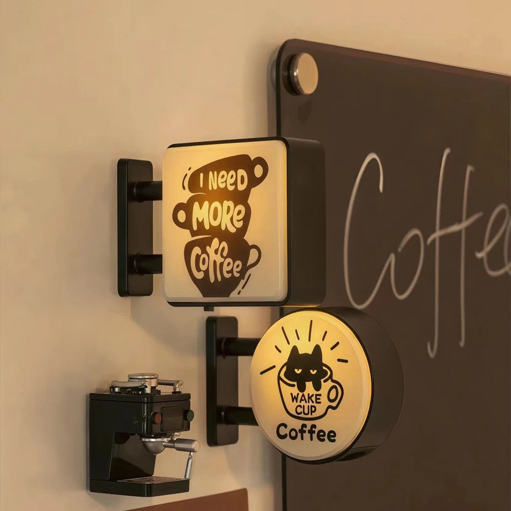 ☕ Imán Decorativo con Luz para Refrigerador