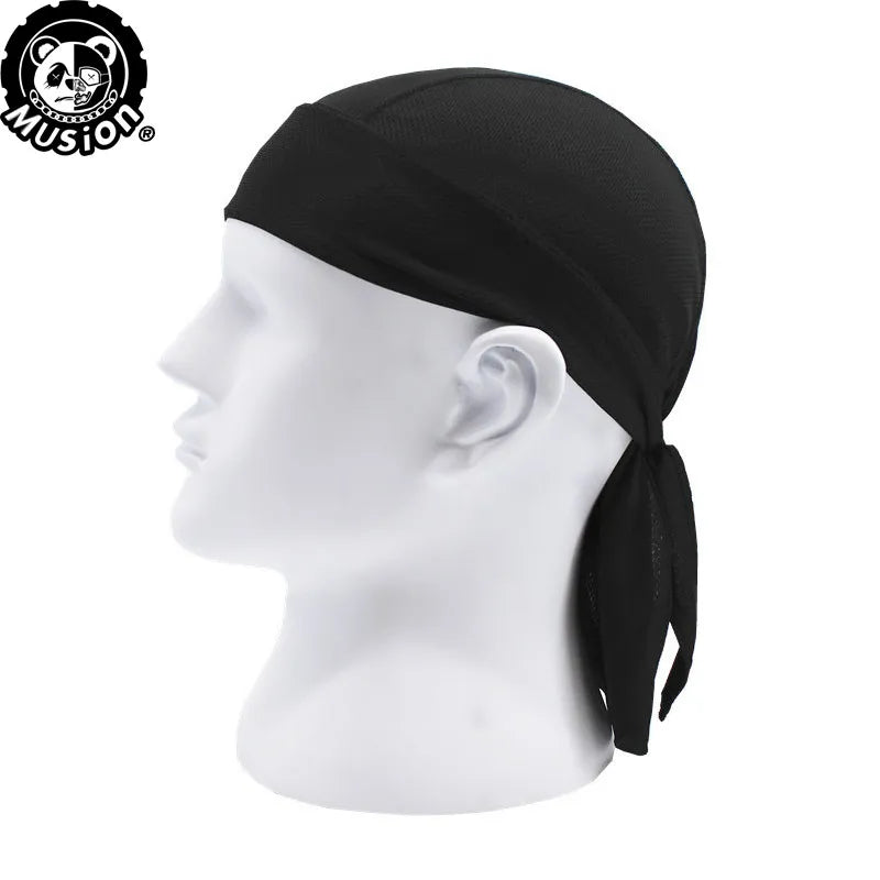 Musion Balaclava Pirate Hat for Riding Breathable Mesh Sweat Absorbing Lined Construction Site Hat Comfortable Helmet Cover