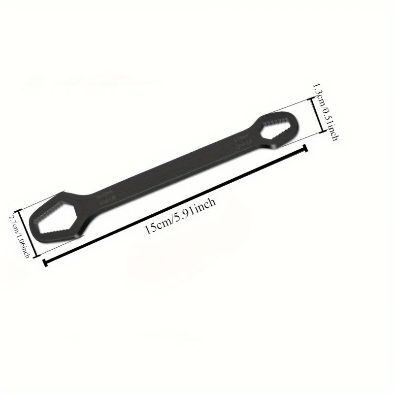 🔧 Llave Universal Autoajustable | Doble Extremo 3–17 mm