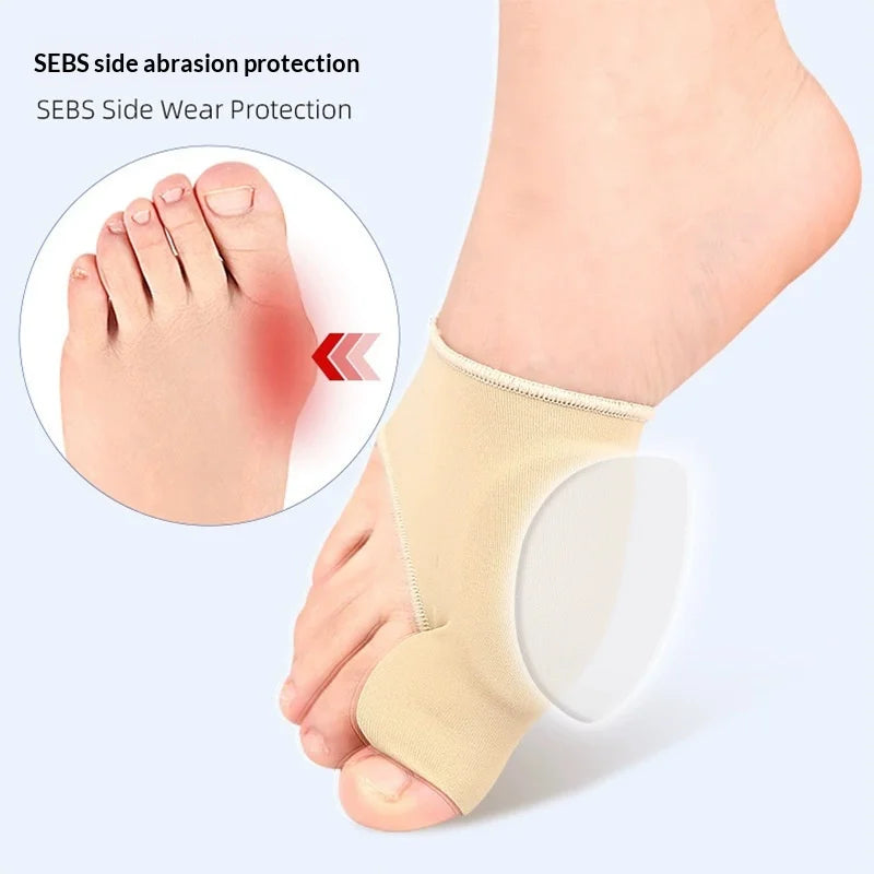 Separador de Dedos de Silicona – Corrector de Juanetes