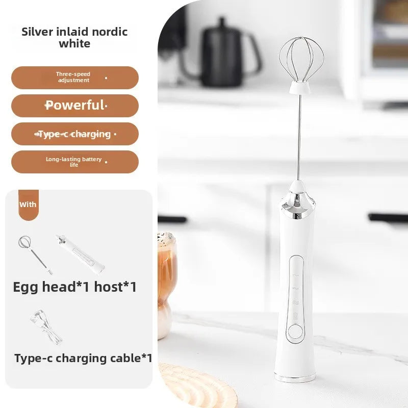 Espumador de Leche Eléctrico para Café y Bebidas